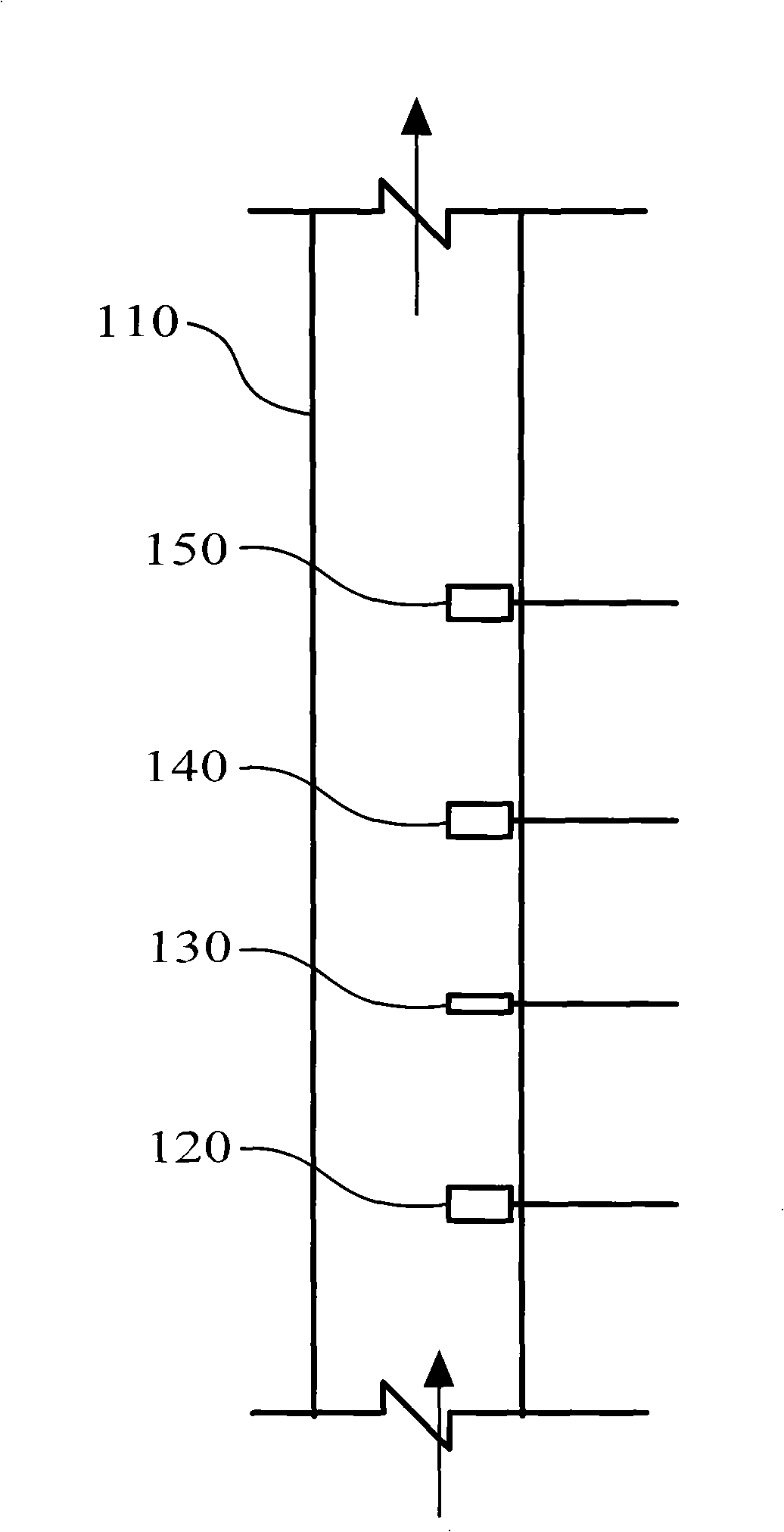 Oil gas water flow measurement system possessing automatic control device