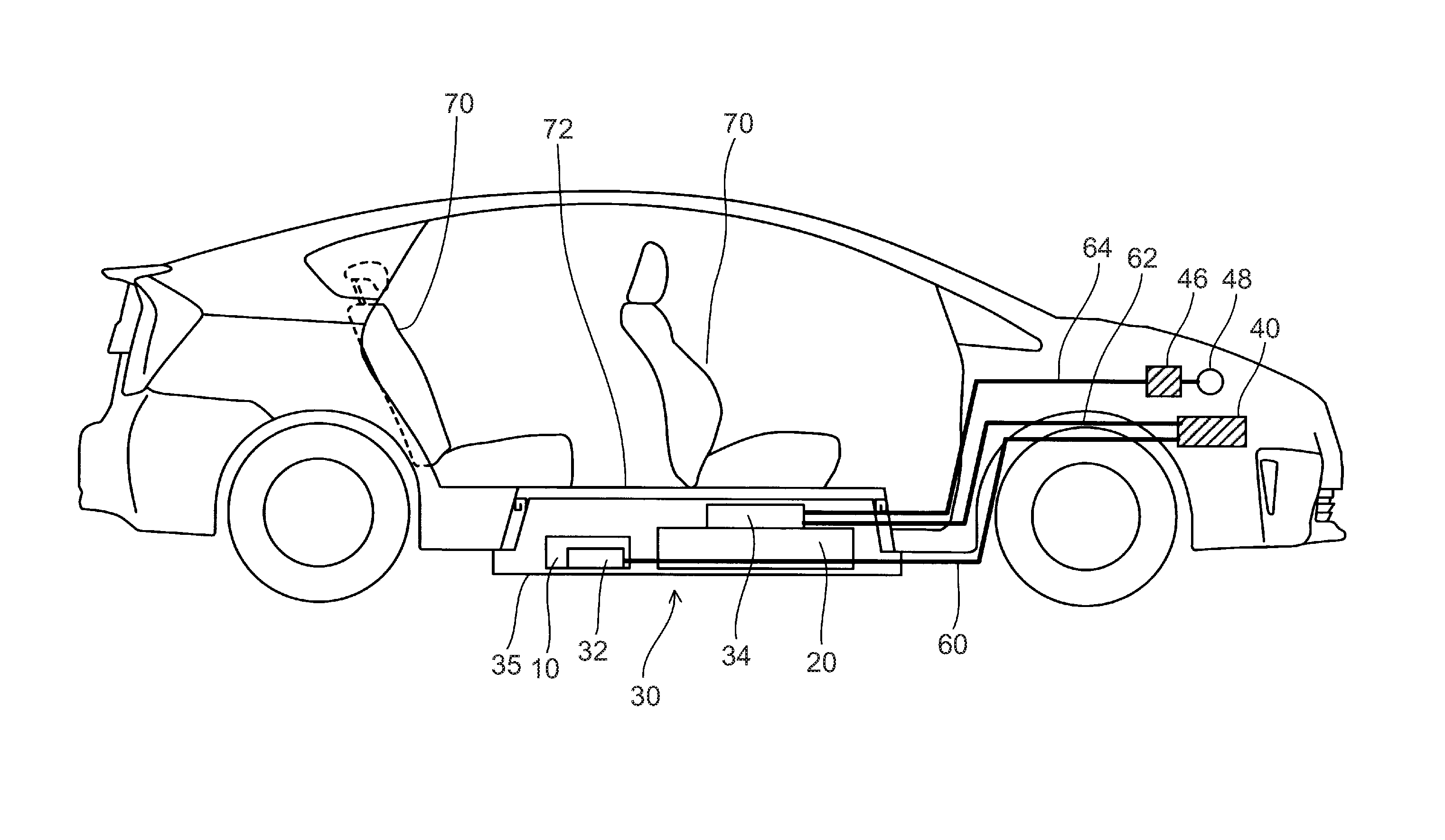 Electric motor vehicle and battery pack