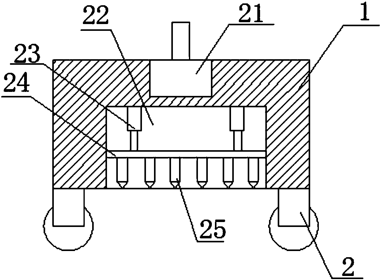 Agricultural planting pit digging device for reducing difficulty