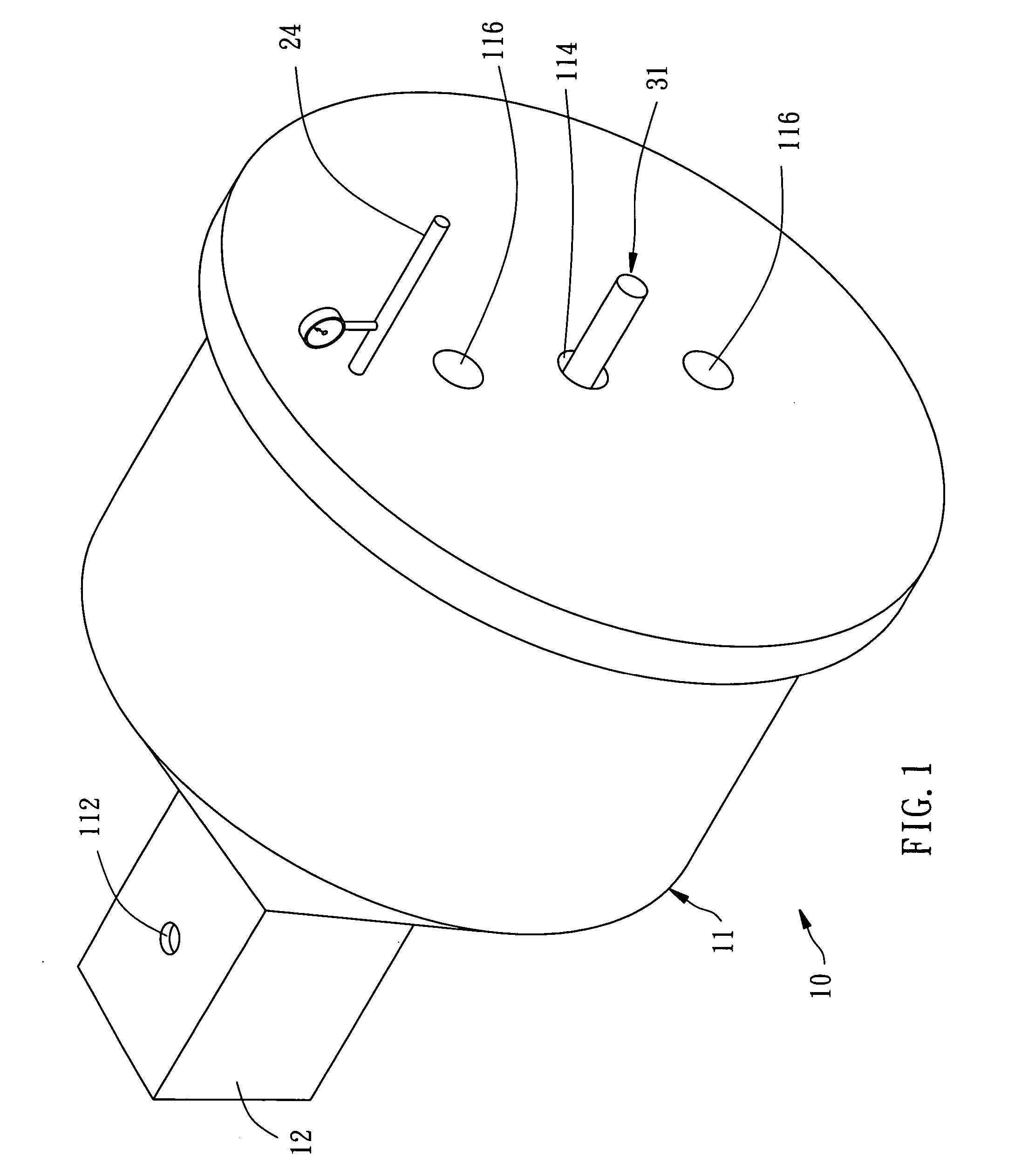 Device for operating gas in vacuum or low-pressure environment and for observation of the operation