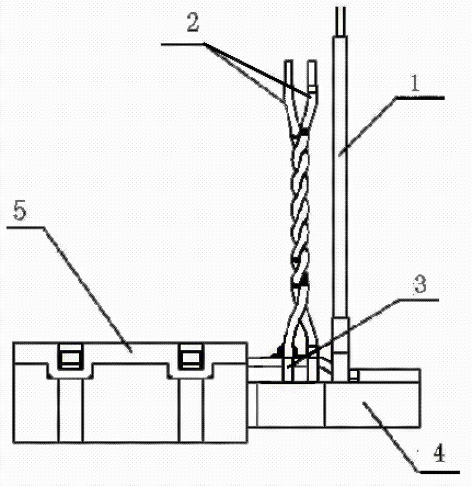 Manganese-copper sampler capable of resisting power frequency interference