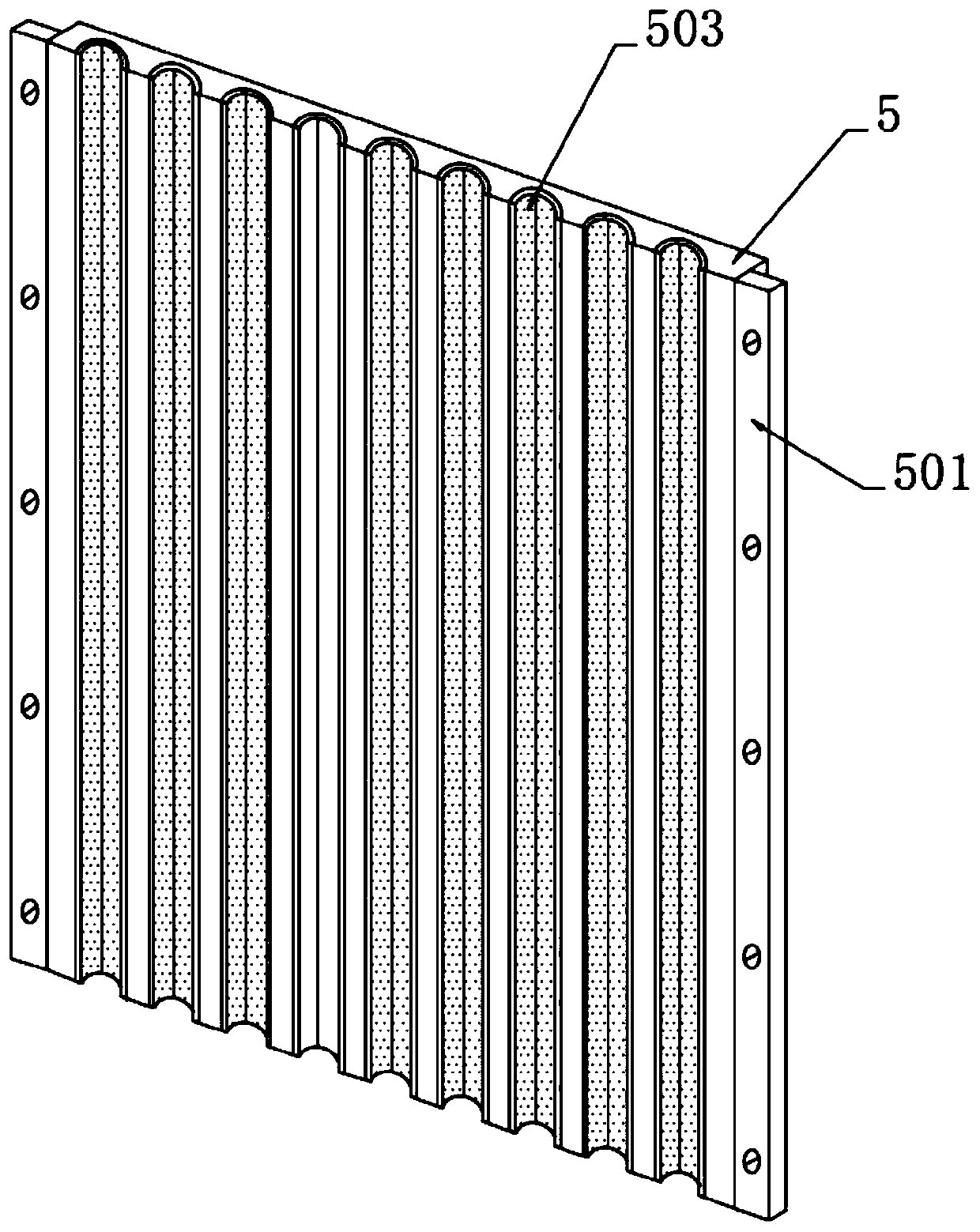 Water cooling device of electrical control system