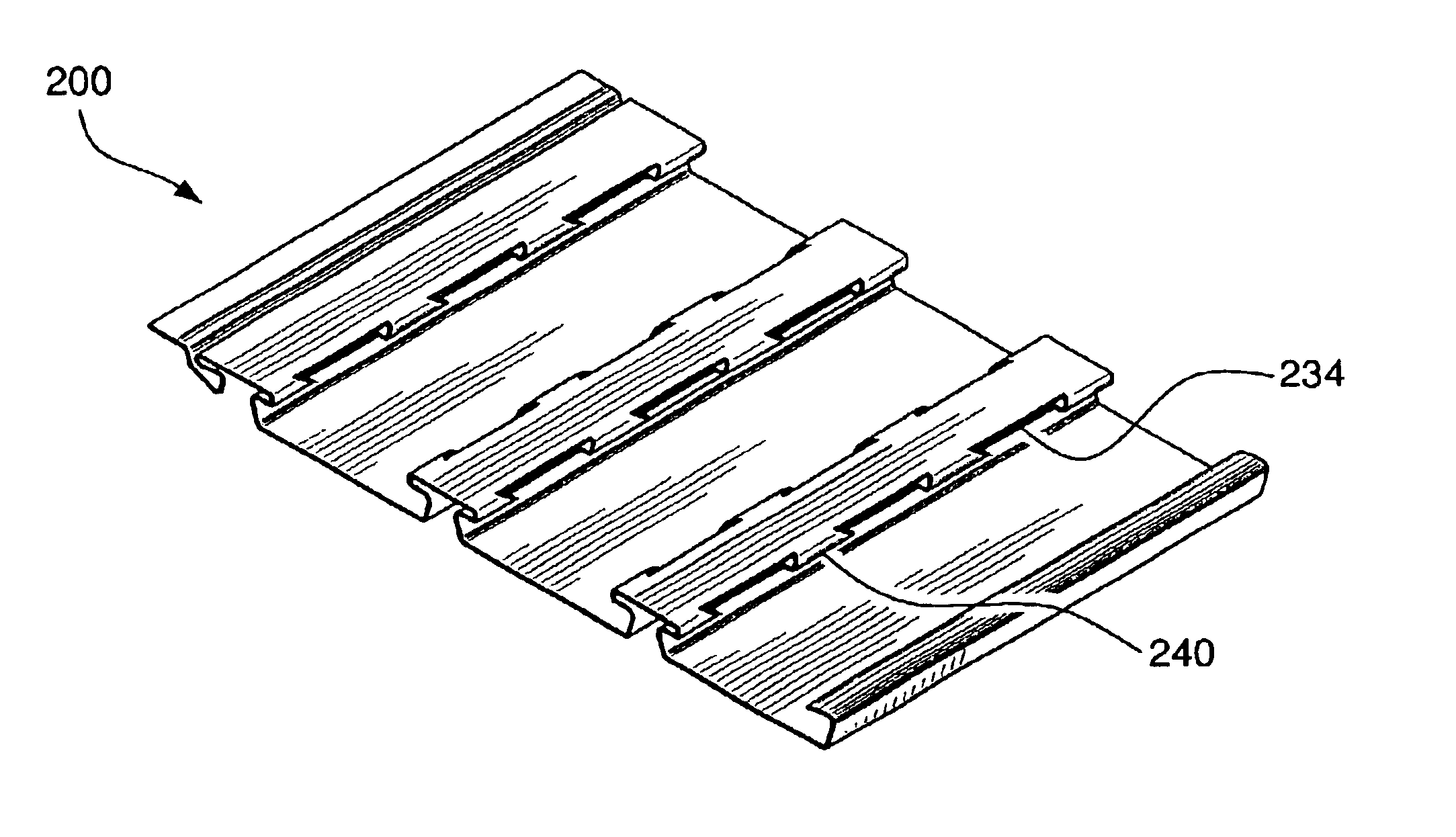 Vented soffit panel