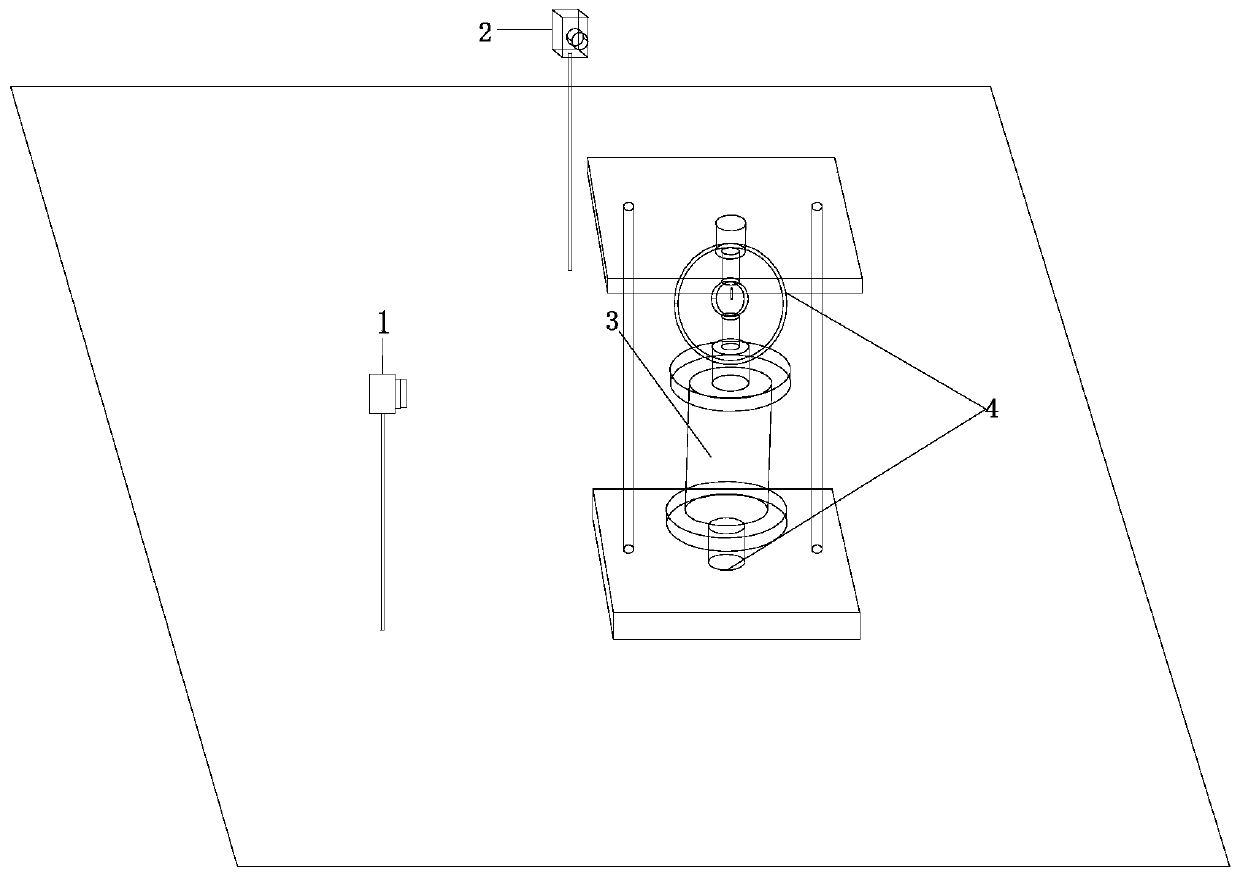 Method for measuring deformation of geotechnical sample through photogrammetry