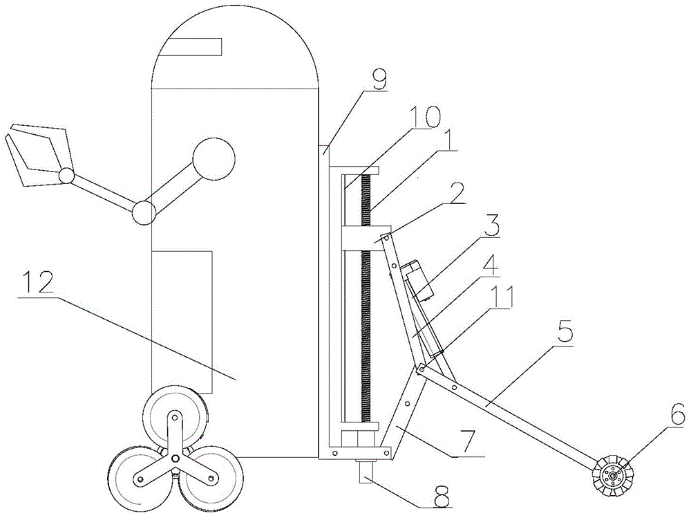 Balance adjusting mechanism of robot