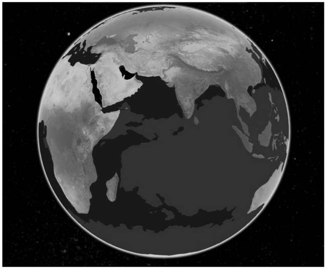 Ocean scalar visualization method and system based on clustering algorithm under Cesium engine