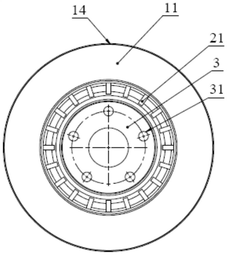 Aluminum-based composite solid brake disc for automobile and preparation method of aluminum-based composite solid brake disc