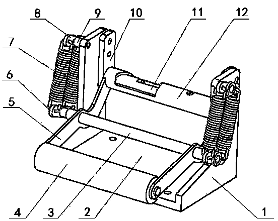 Steel wire rope locking device for winch