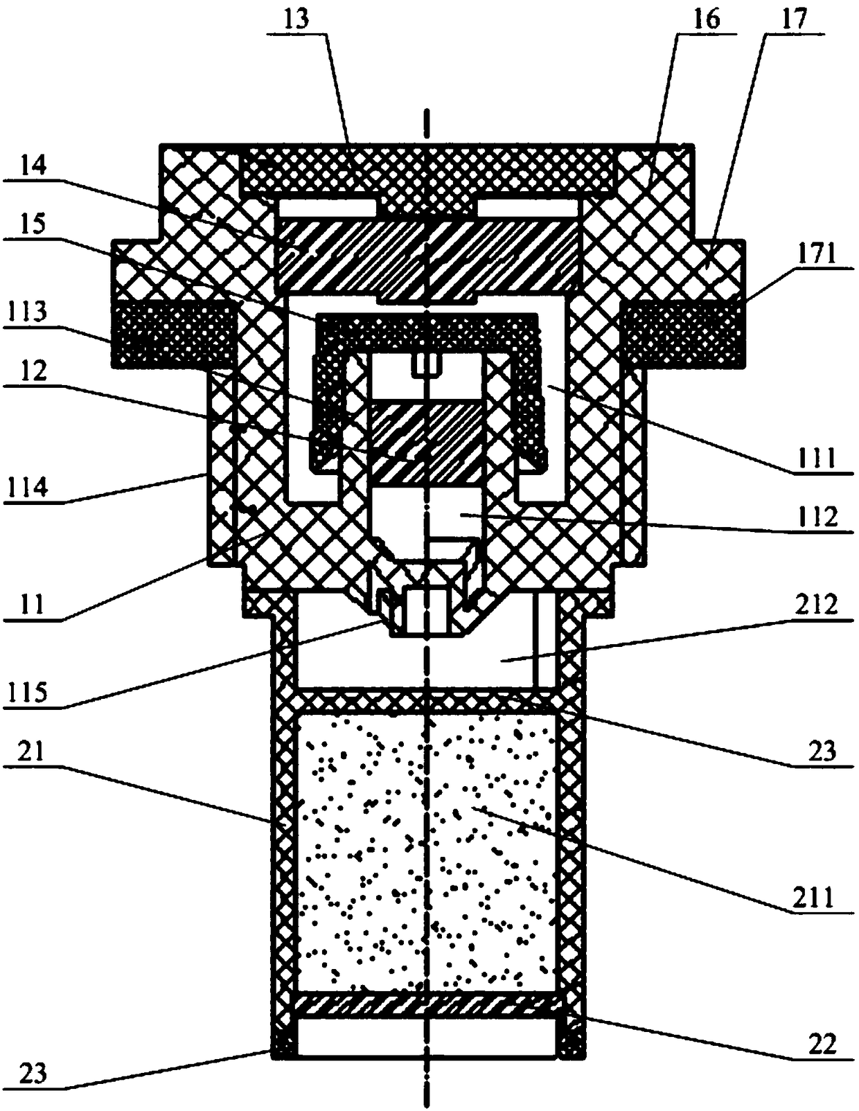 Lead-acid storage battery and exhaust valve assembly