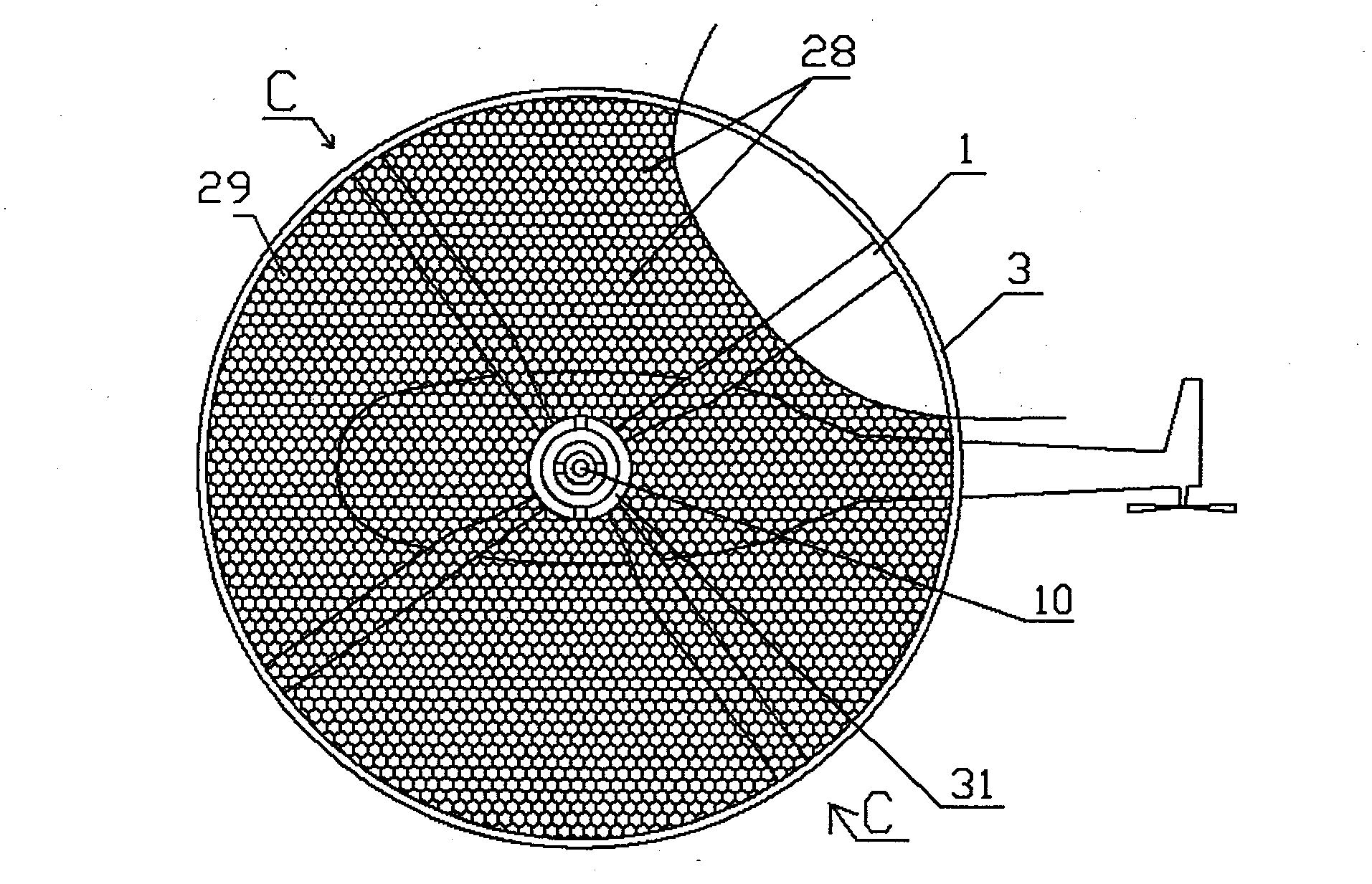 Helicopter rotor wings with commutation net cover