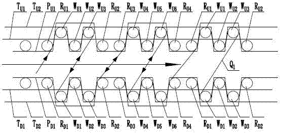 A kind of jacquard imitation loop pile and its weaving method