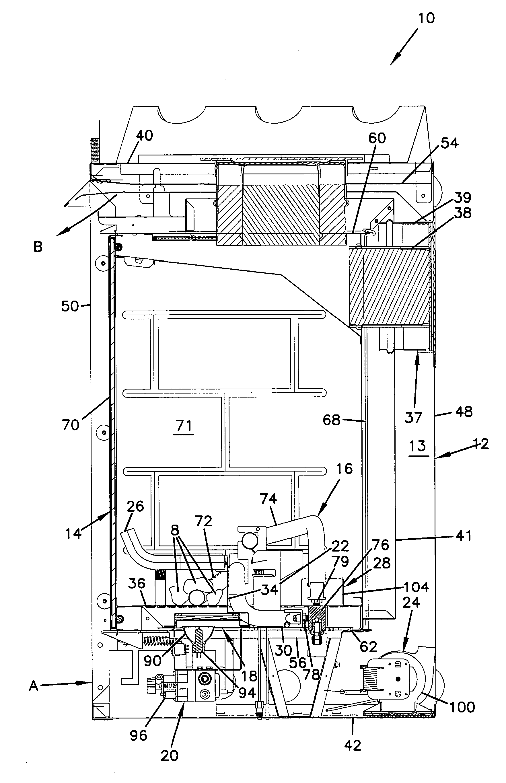 Burner system incorporating flame and light