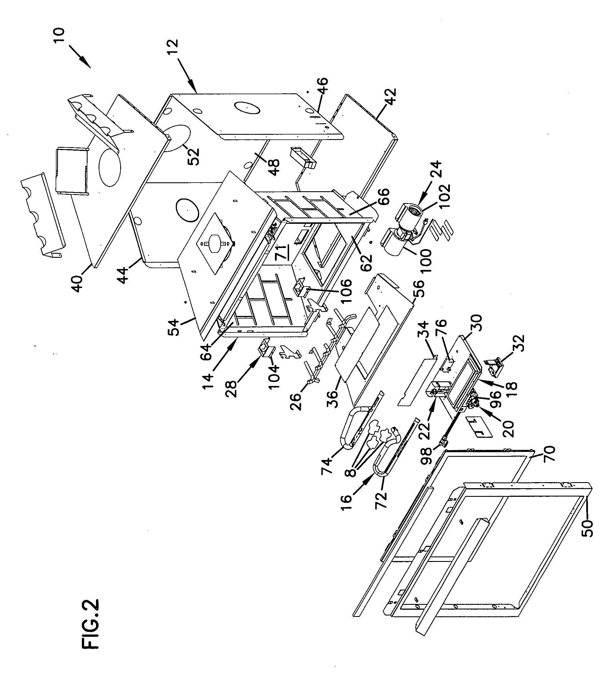 Burner system incorporating flame and light