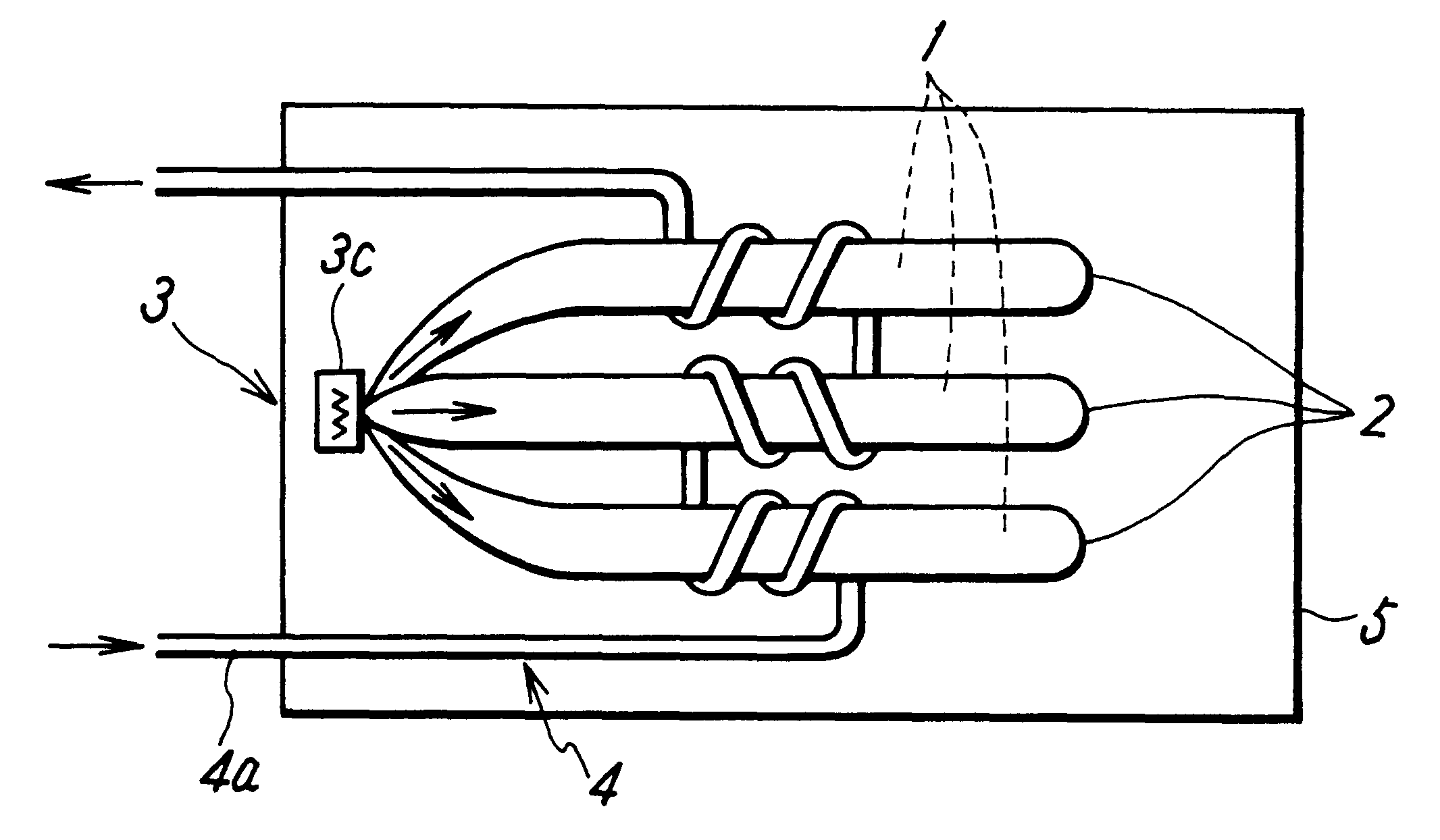 Heat storage type heater and method of controlling input and output of heat of the same