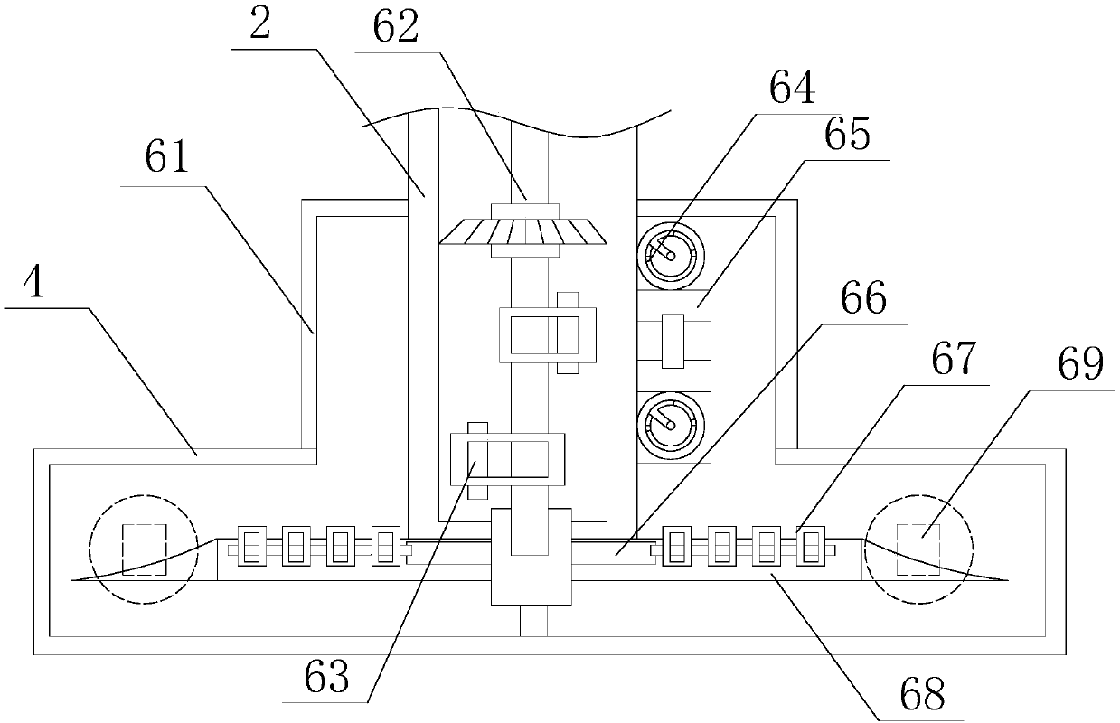 Electric power overhaul isolation device for turntable groove wire pipe shearing of high-voltage line load