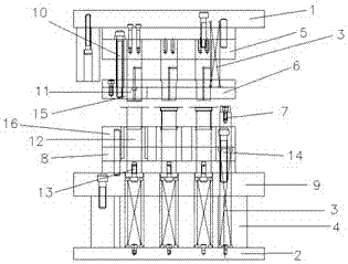 An ultra-thin plate deep drawing anti-wrinkle and anti-cracking process and its mold