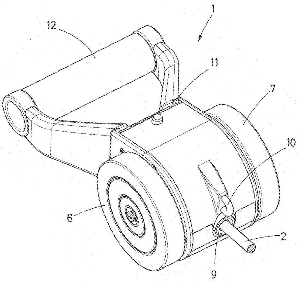 Compact inertia device for strength training