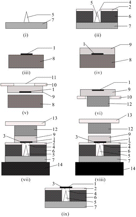 Two-dimensional layered material-based device and preparation method therefor