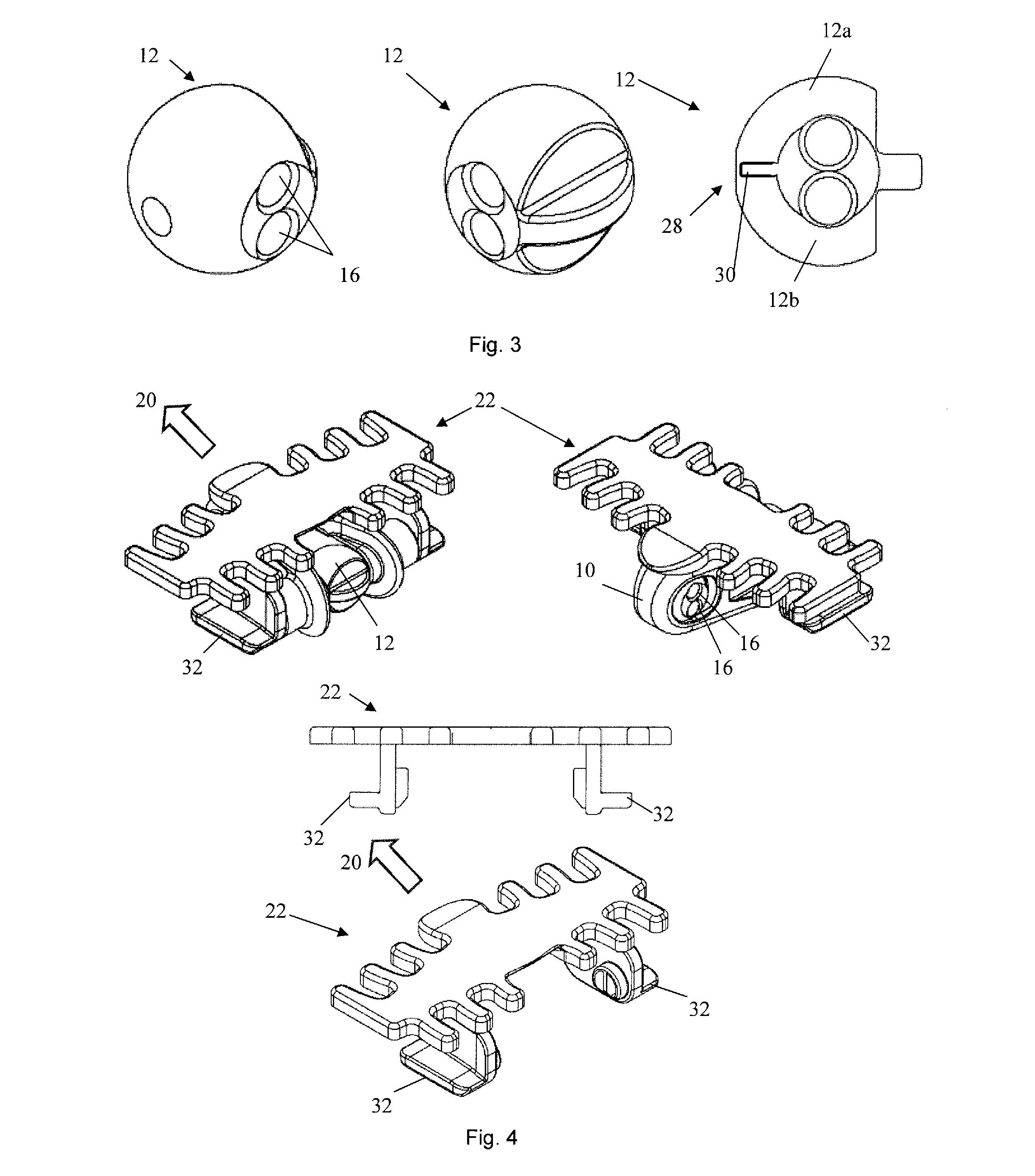 Transport chain and transport chain system