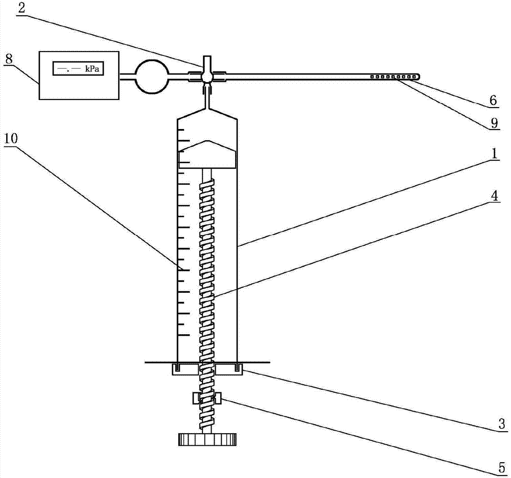 Minitype negative pressure adjustable draining device special for microscopy hand and foot surgery department