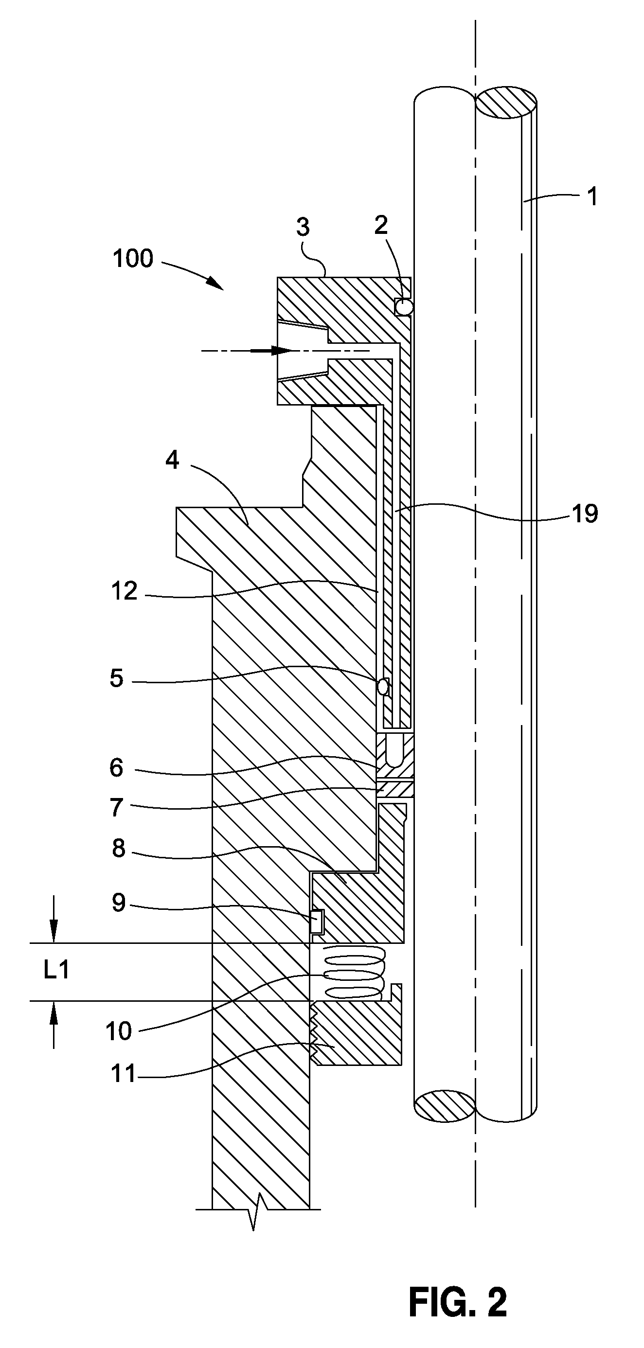 Low diffusivity barrier fluid packing system