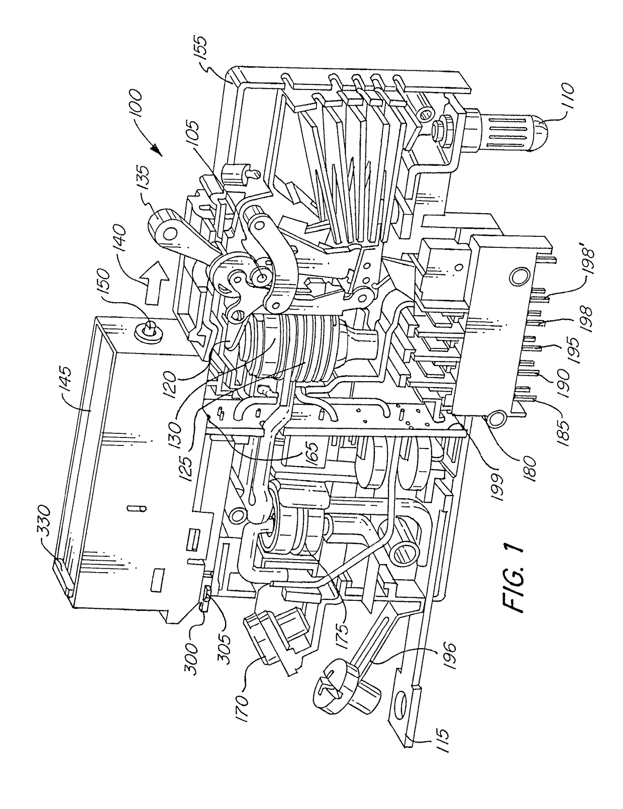 Solenoid actuated circuit breaker with locking clip