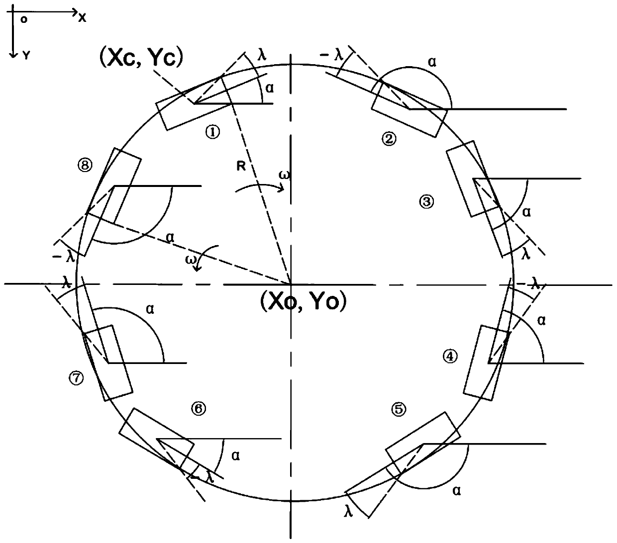 Monocular vision-based warehousing robot indoor positioning method