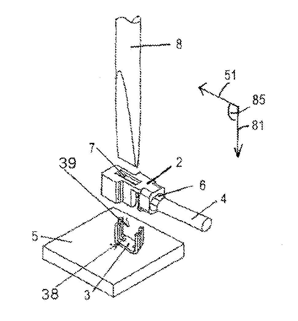 Spring terminal, in particular a front terminal