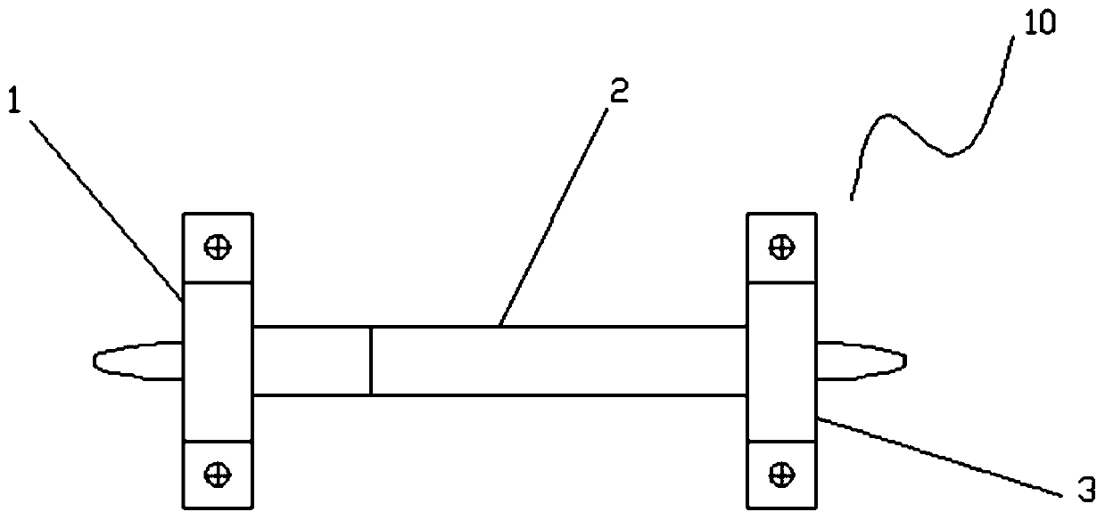 Tunnel bottom plate settlement monitoring device and method