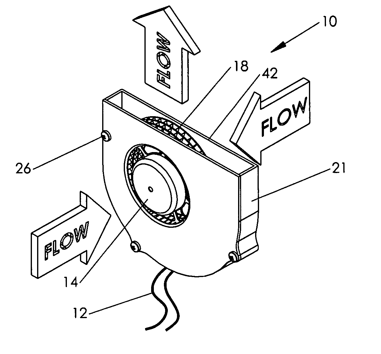 High efficiency fluid movers