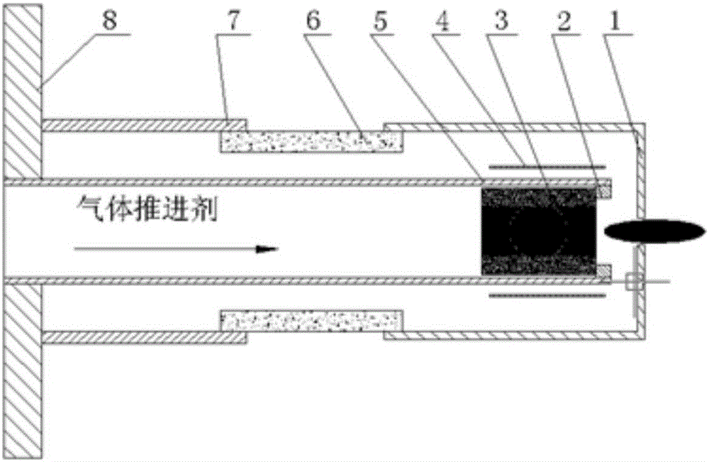 Cold cathode structure capable of allowing space electric propulsion to be started quickly