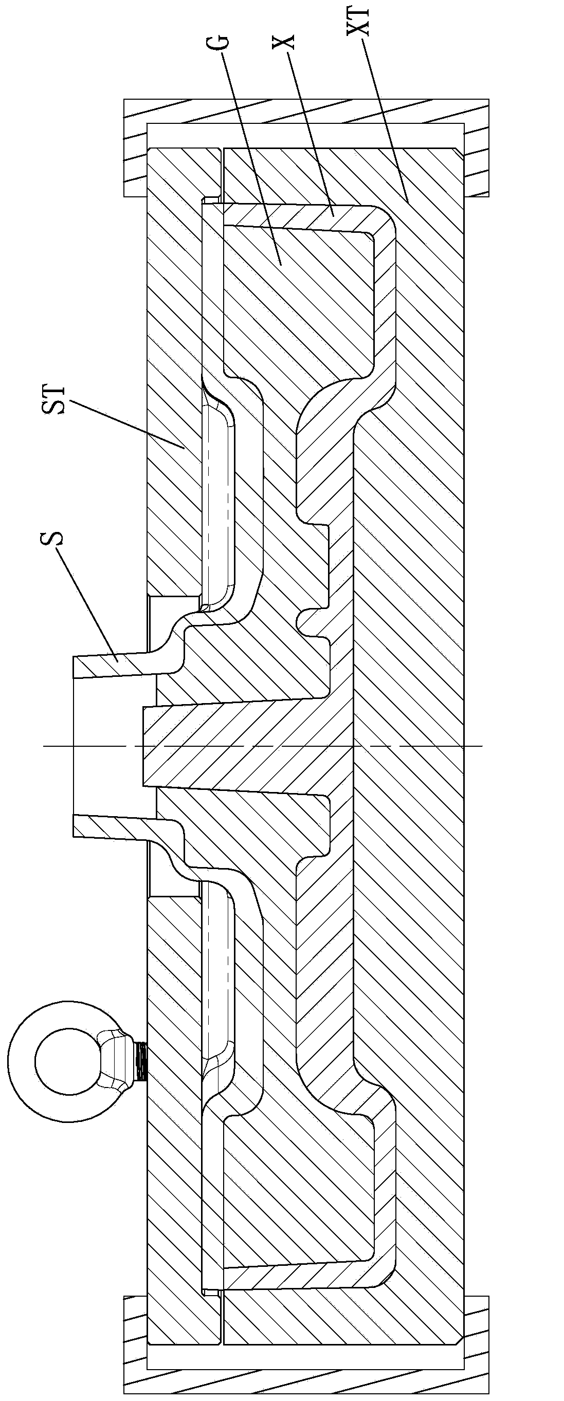 Casting method for flywheel