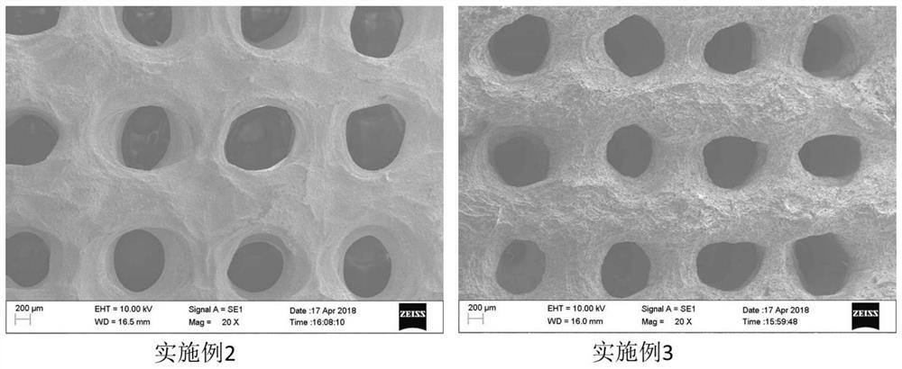 A porous grade composite medical gel scaffold constructed by 3D printing and its preparation method