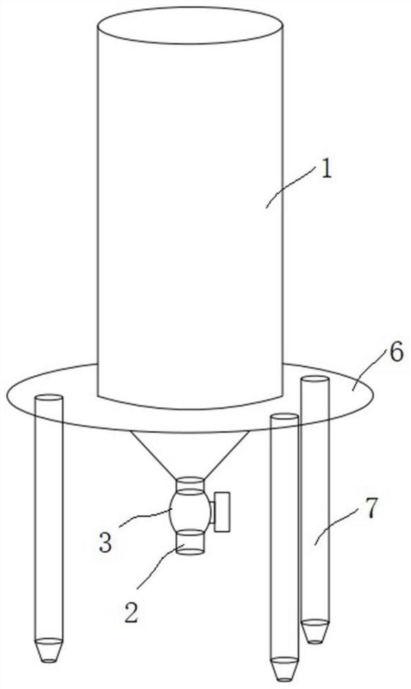 Detection device and detection method for detecting drainage coefficient of drainage asphalt pavement