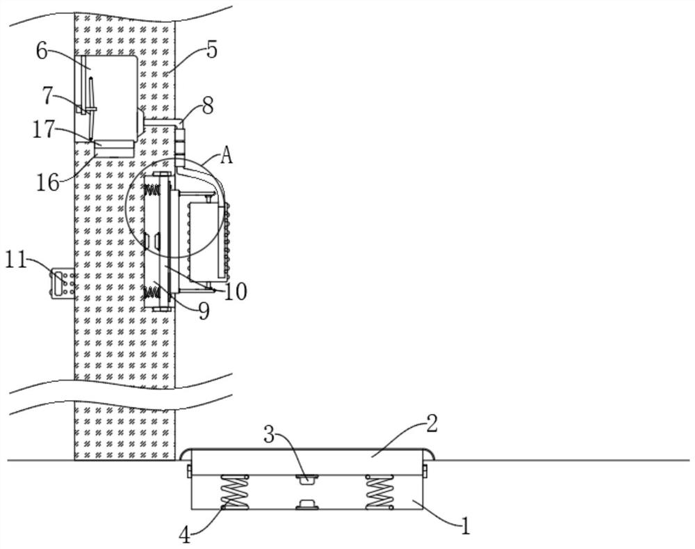 Itch scratching device with alarm module for livestock breeding