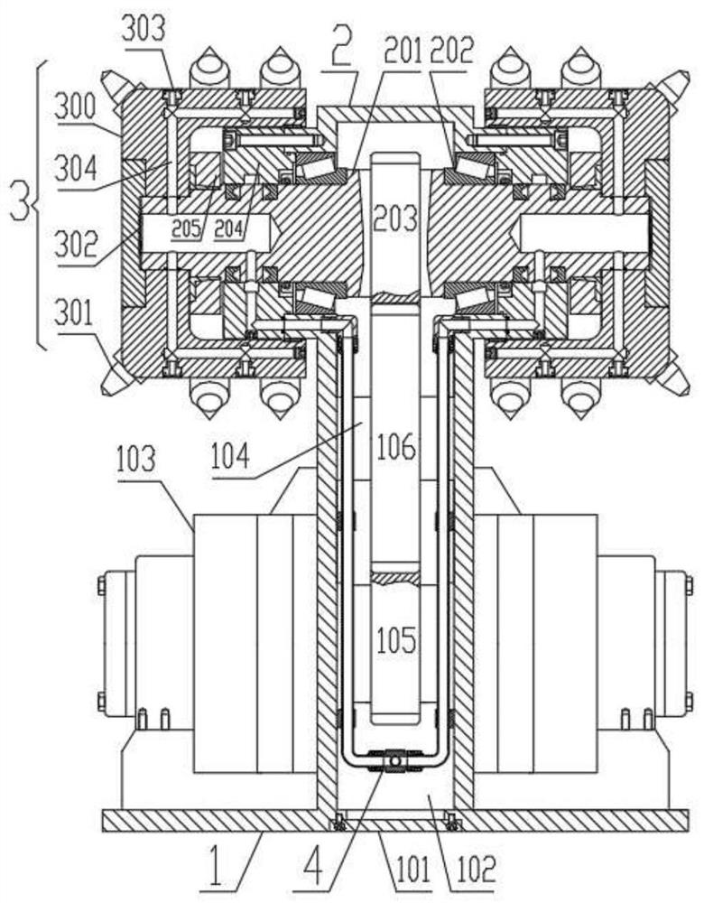 An internal spray milling machine device