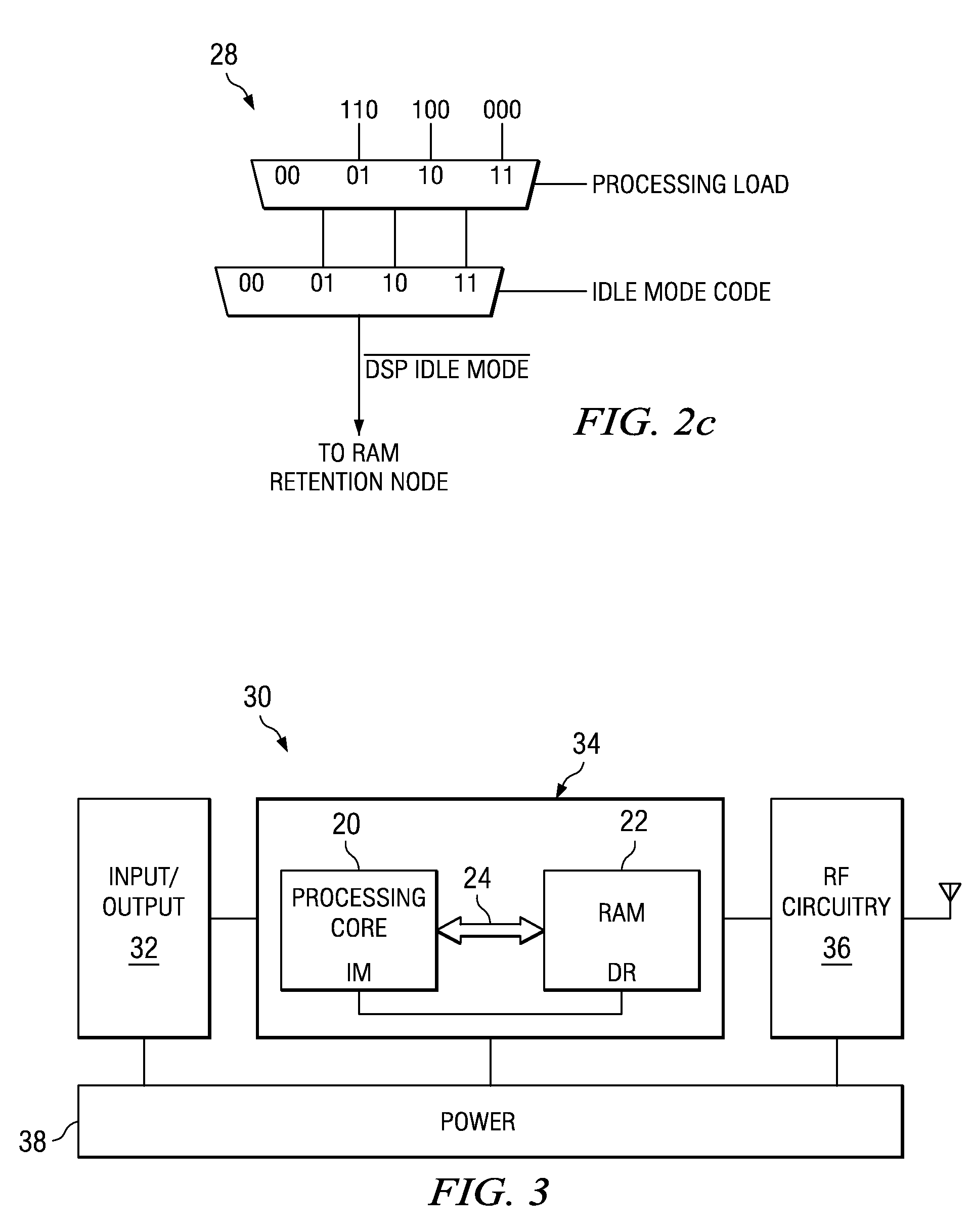 Method and apparatus for reducing memory current leakage a mobile device