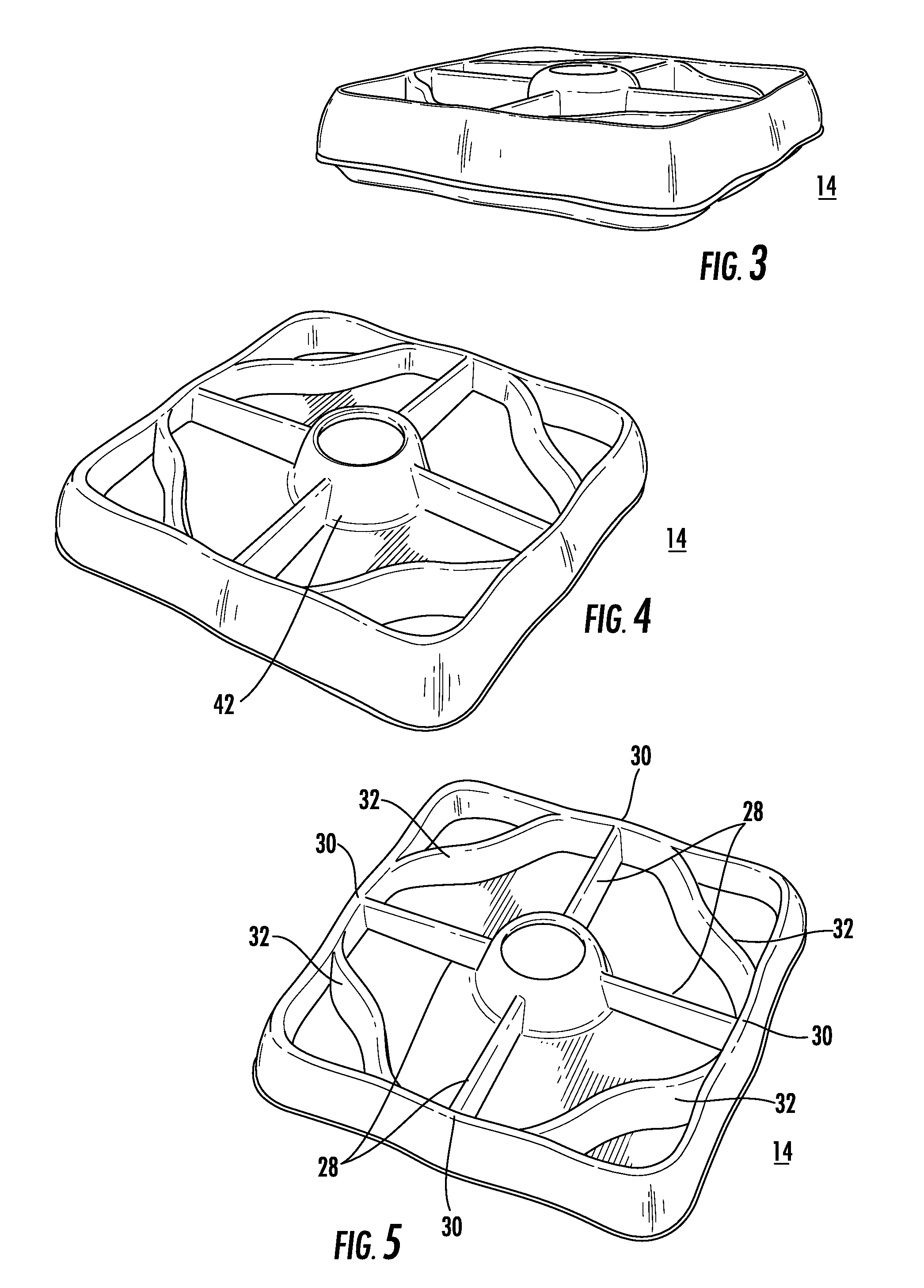 Making serving platter having disposal opening and shallow sealing lid