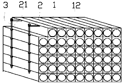 Textile storage rack