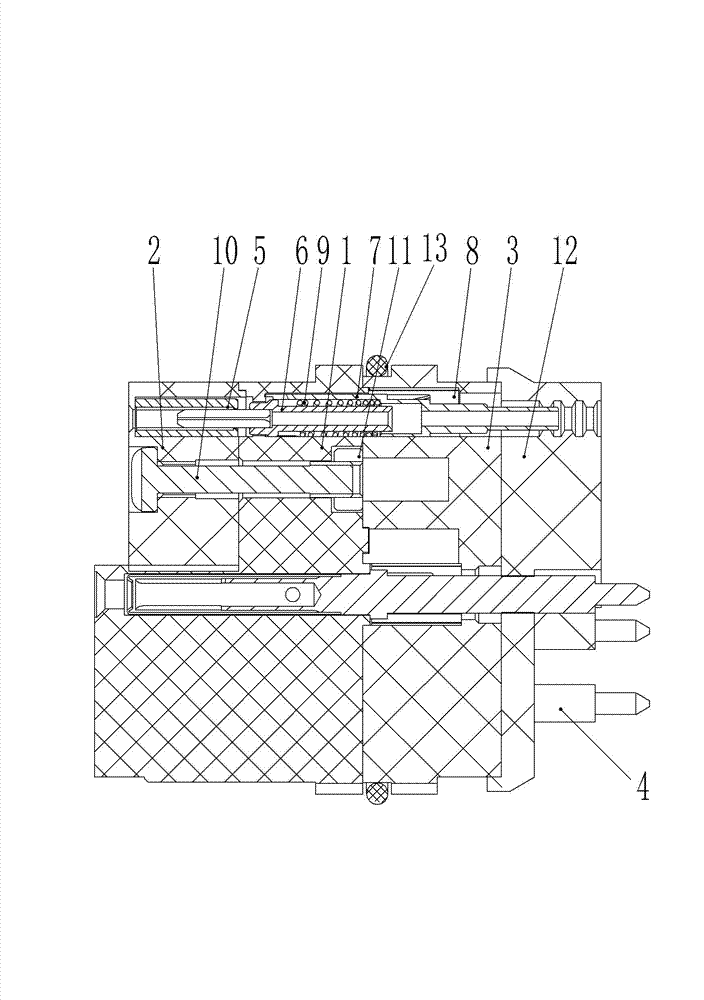 Contact element module and connector using same