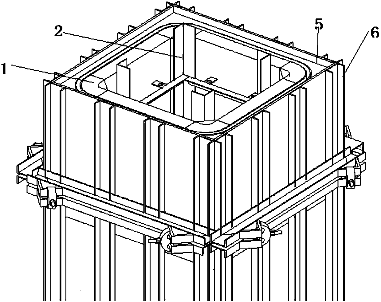 Manufacturing method of multi-hook-face decorative concrete formwork