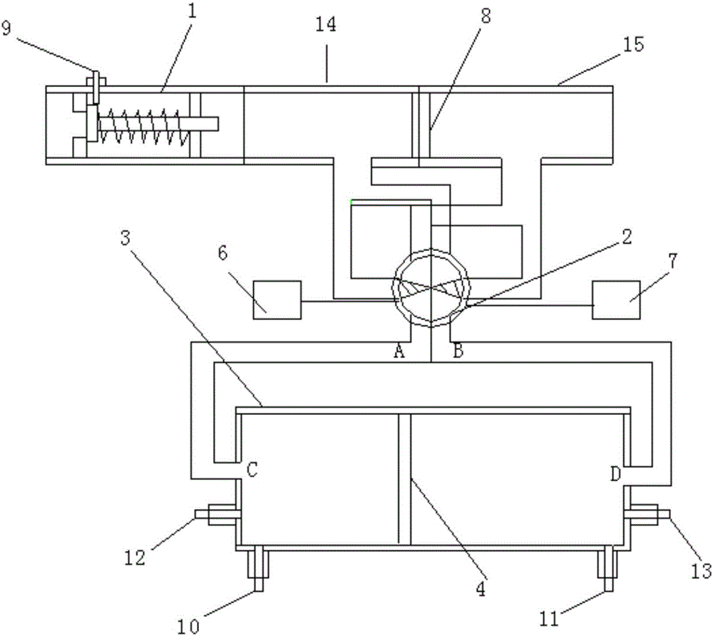 Special gas, oil and water flowmeter for pumping unit and flow calculating method