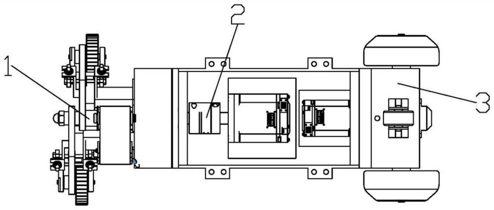 Walking polishing device for inner wall of small-diameter cylinder