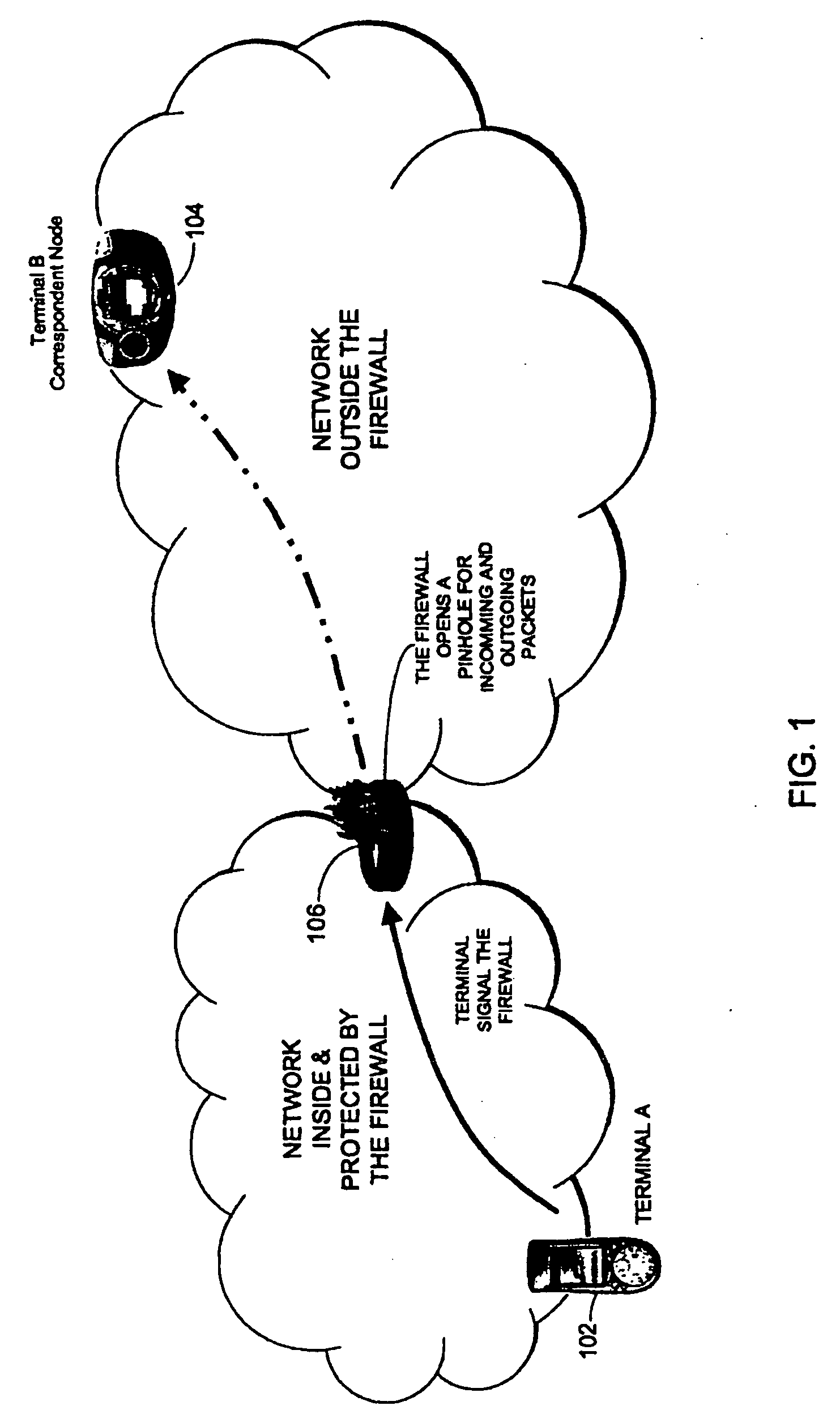 System, method and computer program product for updating the states of a firewall