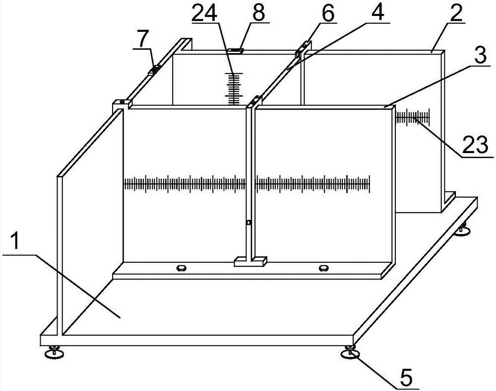 Mould made for simulating multi-scale natural rock structure surfaces