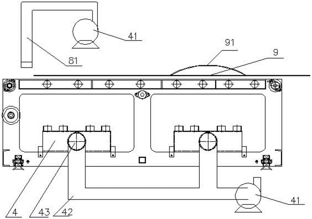 Carton overturning device and method