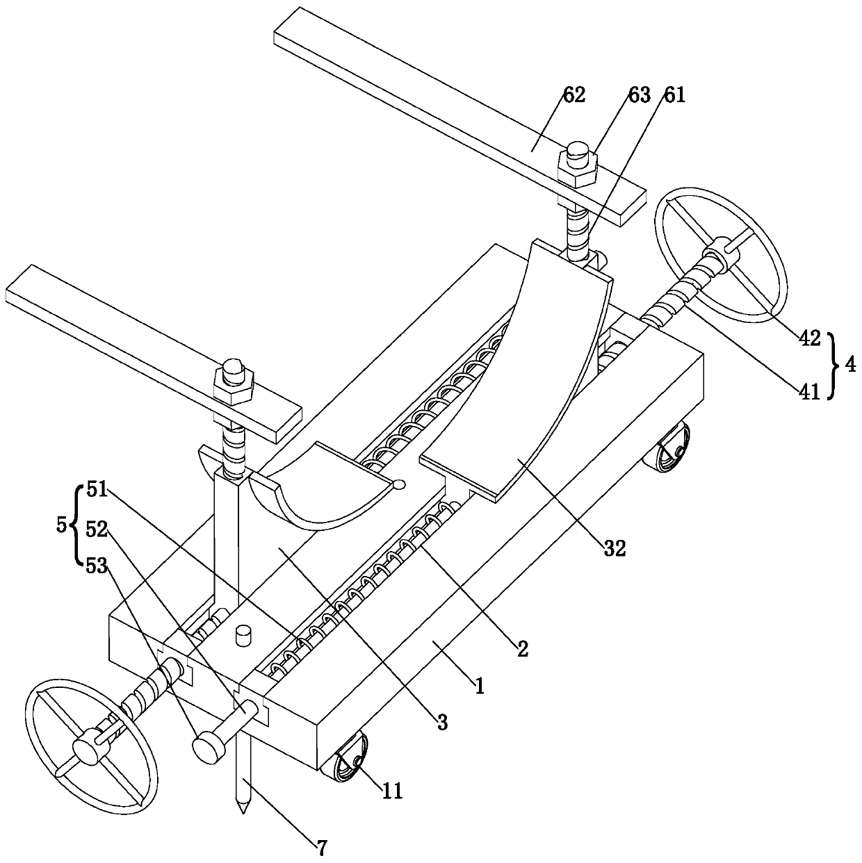 Petroleum pipeline installation device