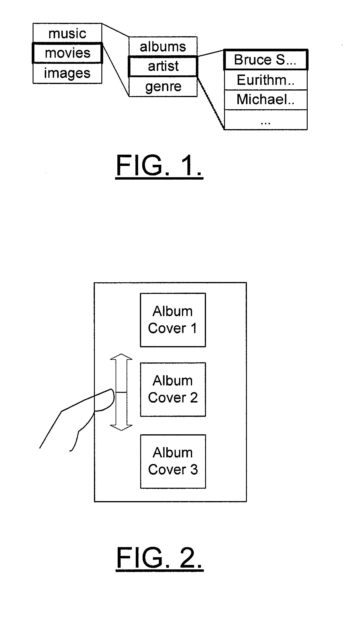 Methods, apparatuses and computer program products for facilitating efficient browsing and selection of media content & lowering computational load for processing audio data