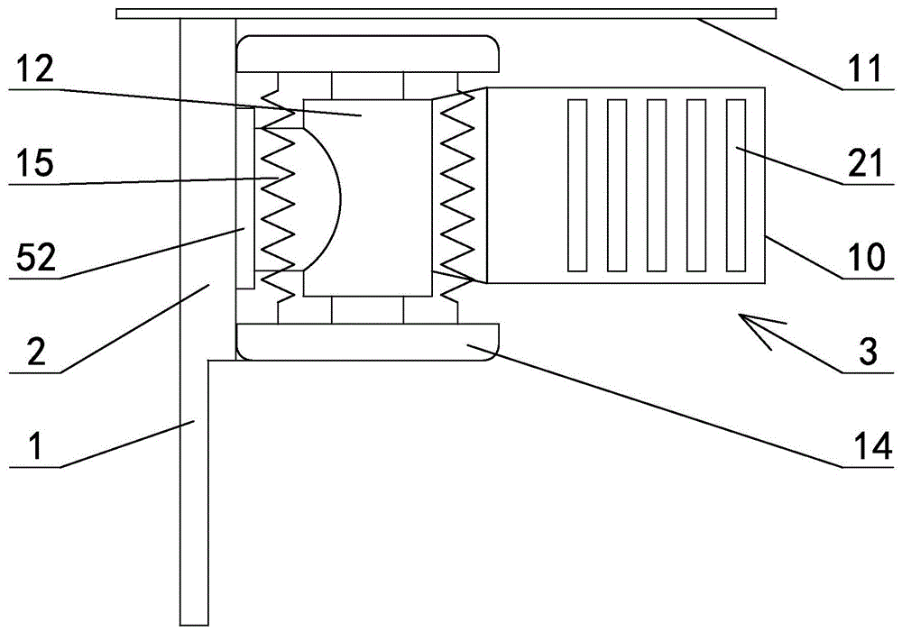 A two-deck positioning guide rail mechanism