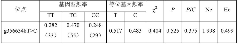 A SNP molecular marker affecting weaning weight traits of Alpine Merino sheep and its application